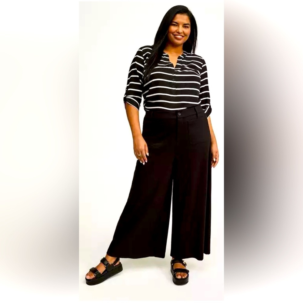 torrid Black Wide Leg Jumpsuit Pants